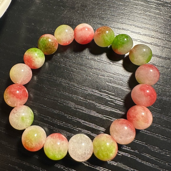 Jewelry - Watermelon Tourmaline Stone Bracelet | 10mm